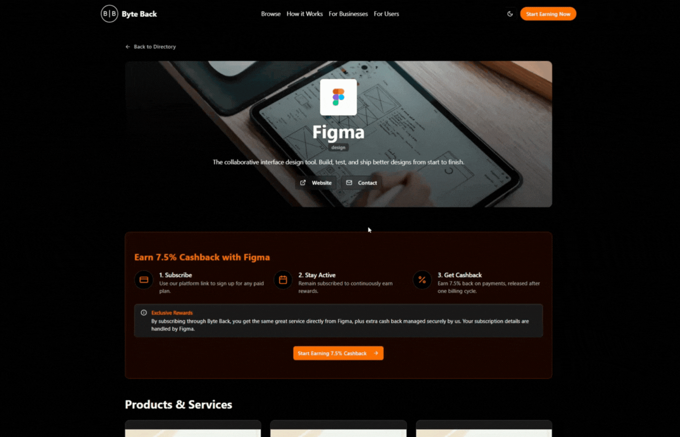Business page screenshot showing SEO benefits and dofollow backlinks